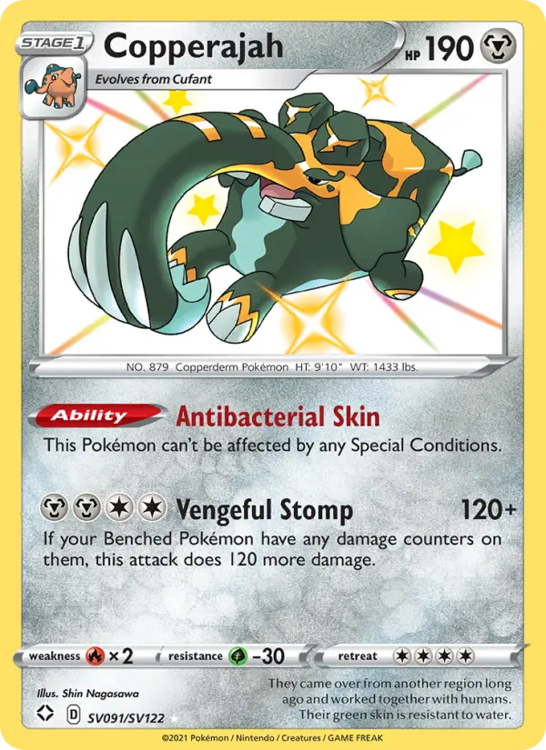 Copperajah — Shining Fates card #SV091