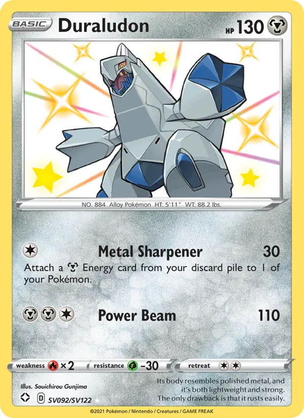 Duraludon — Shining Fates card #SV092