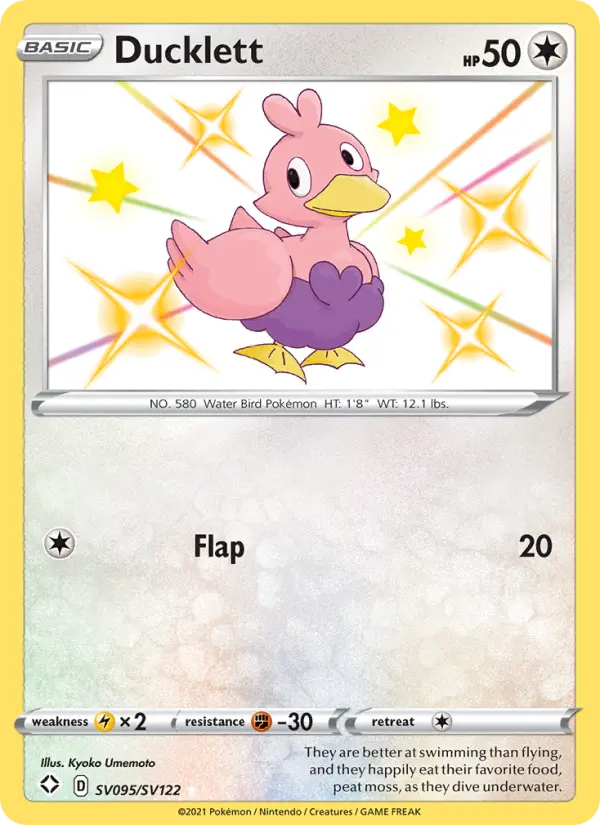 Ducklett — Shining Fates card #SV095