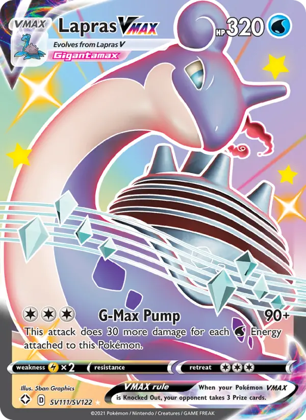 Lapras VMAX — Shining Fates card #SV111