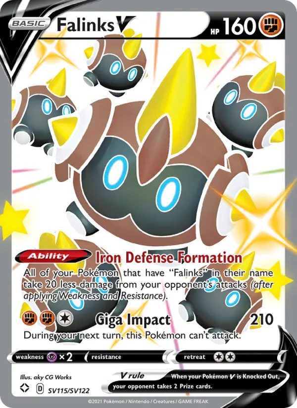 Falinks V — Shining Fates card #SV115