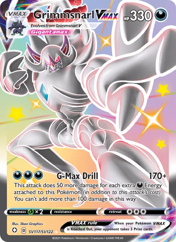 Grimmsnarl VMAX — Shining Fates card #SV117