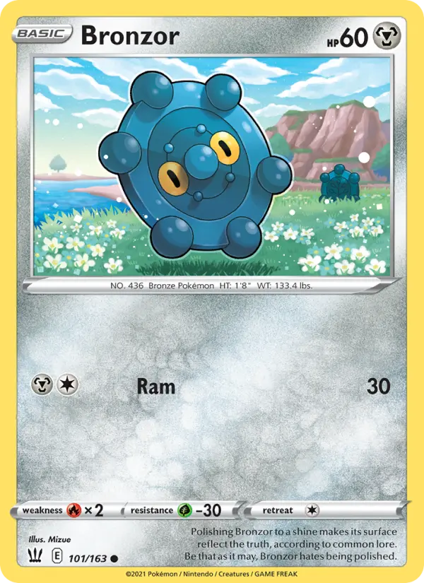 Bronzor — Battle Styles card #101