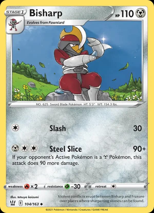 Bisharp — Battle Styles card #104