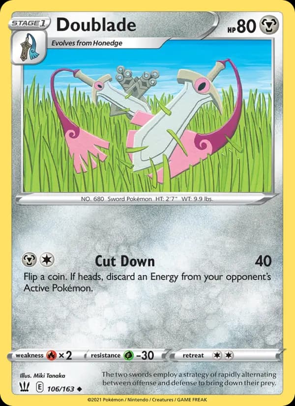 Doublade — Battle Styles card #106