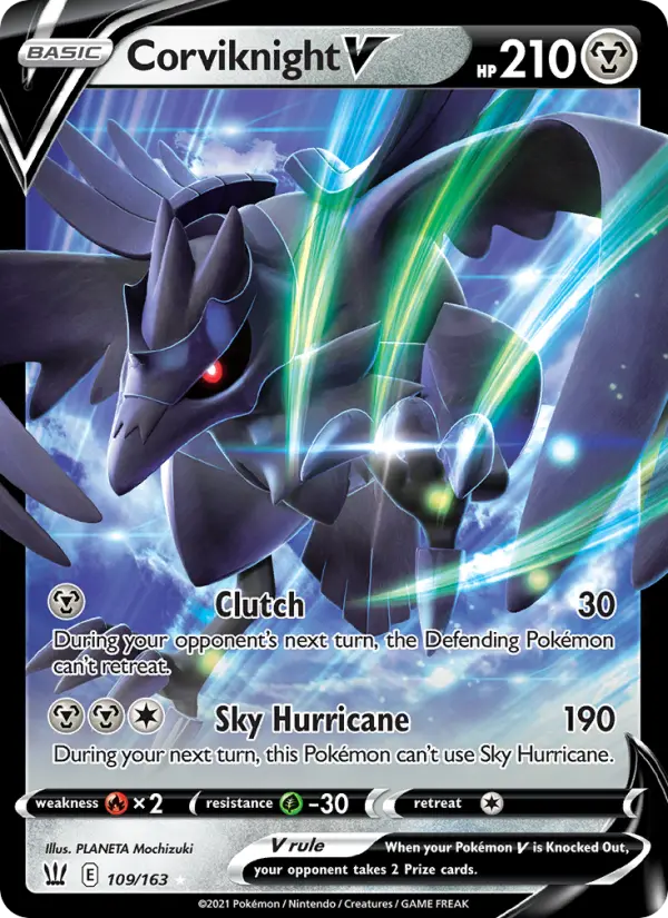 Corviknight V — Battle Styles card #109