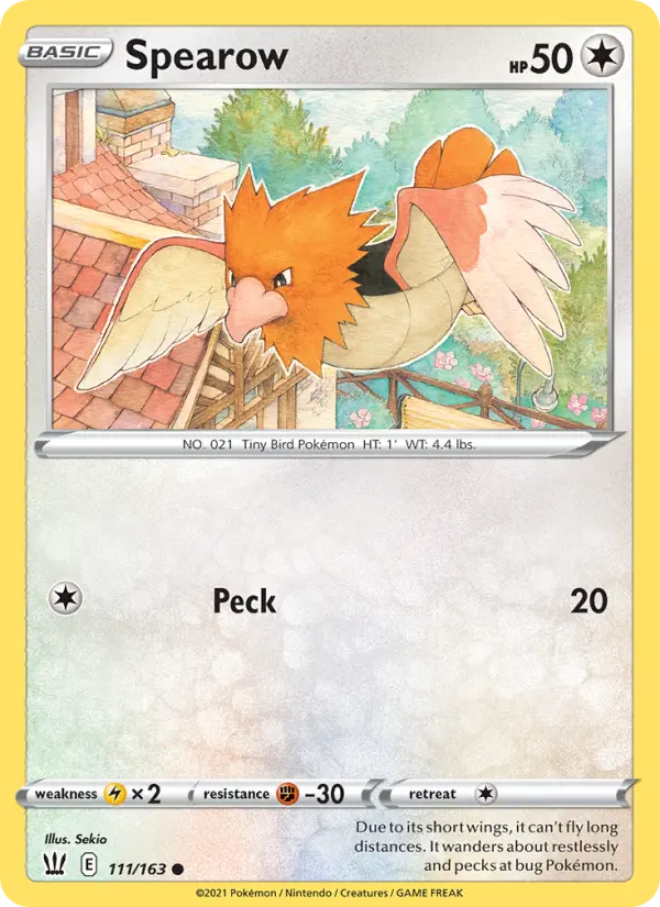 Spearow — Battle Styles card #111