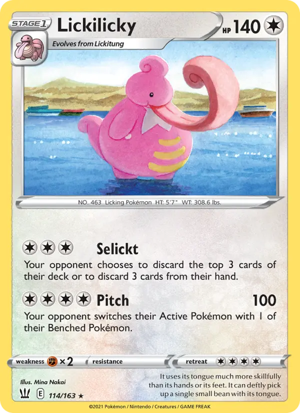 Lickilicky — Battle Styles card #114