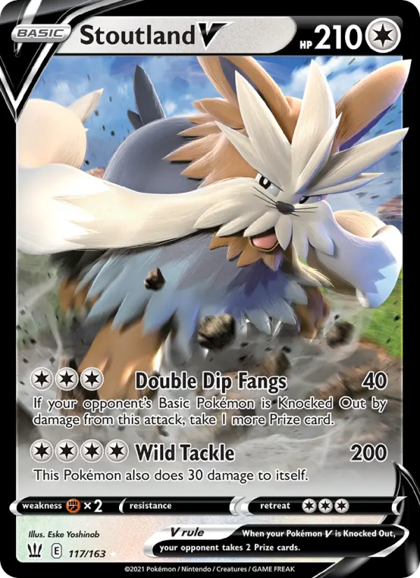 Stoutland V — Battle Styles card #117