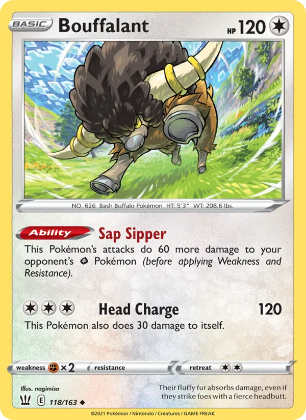 Bouffalant — Battle Styles card #118