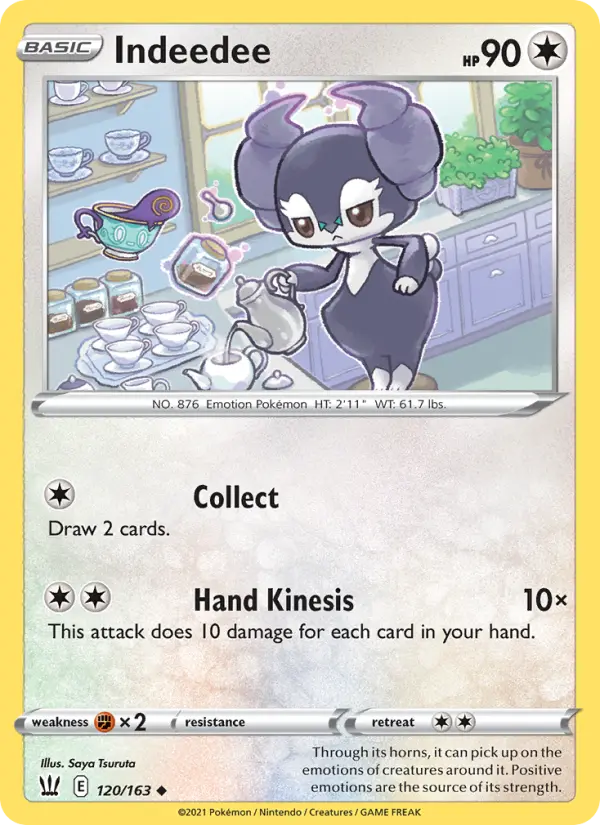Indeedee — Battle Styles card #120