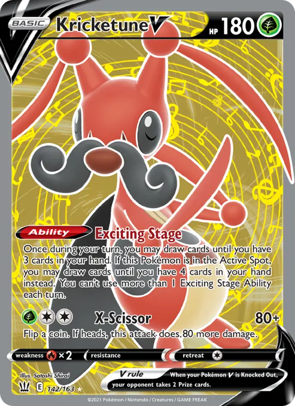 Kricketune V — Battle Styles card #142