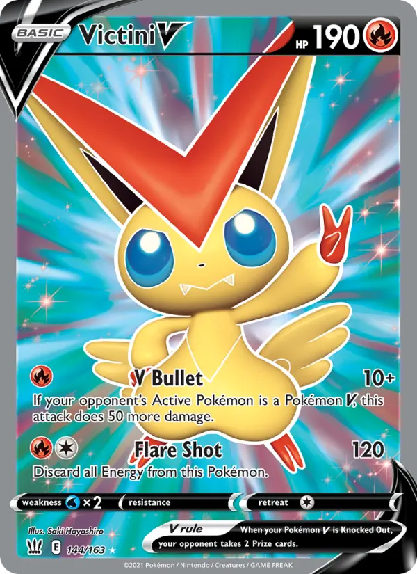 Victini V — Battle Styles card #144