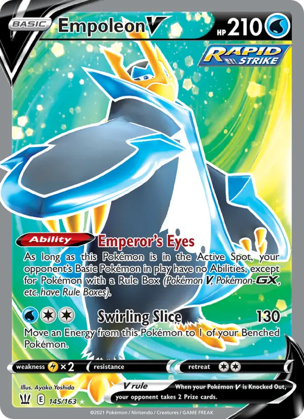 Empoleon V — Battle Styles card #145