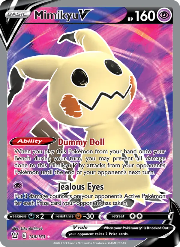 Mimikyu V — Battle Styles card #148