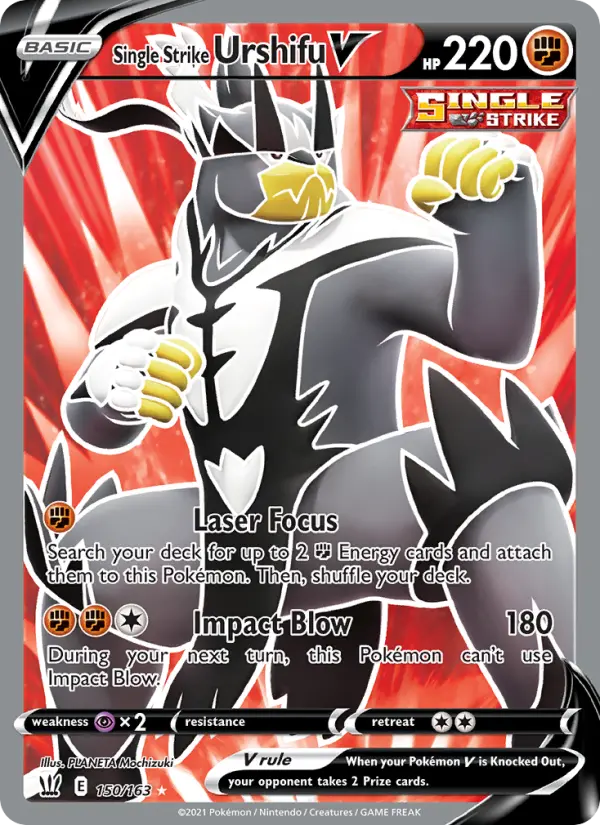 Single Strike Urshifu V — Battle Styles card #150
