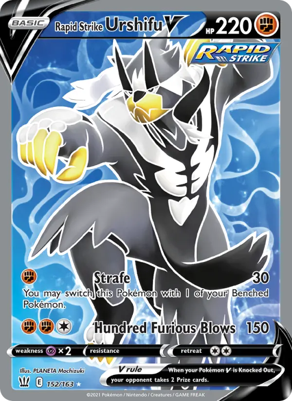 Rapid Strike Urshifu V — Battle Styles card #152