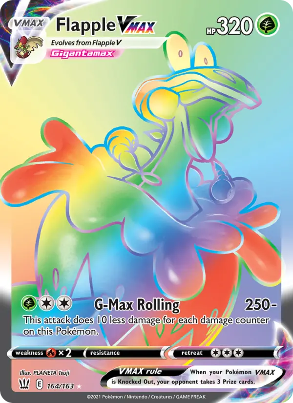 Flapple VMAX — Battle Styles card #164