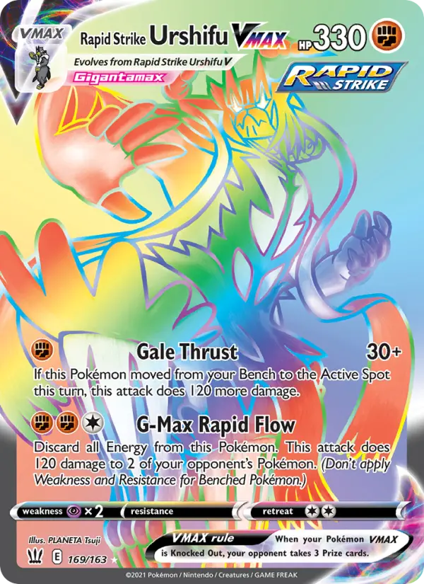 Rapid Strike Urshifu VMAX — Battle Styles card #169