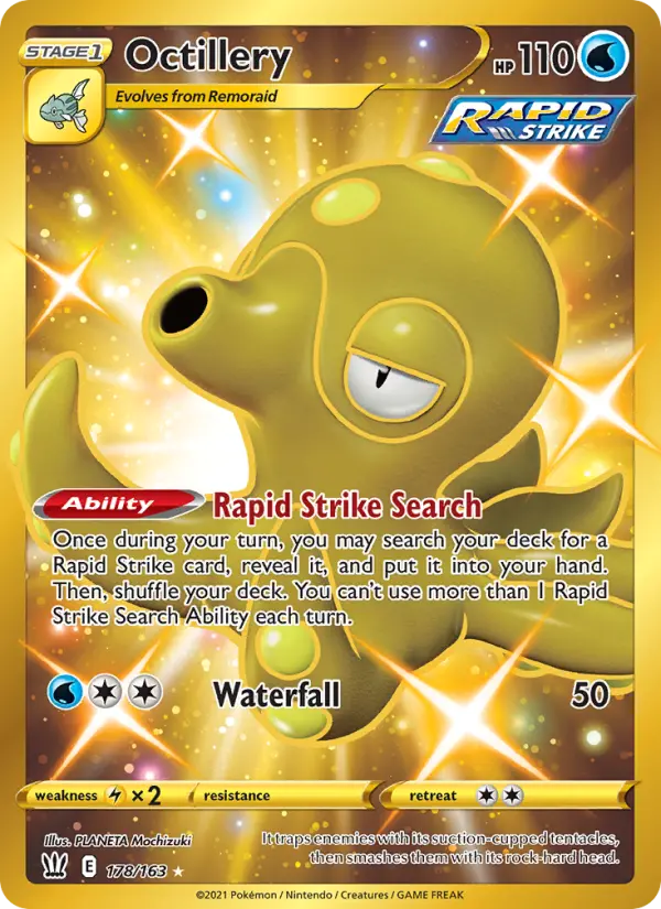 Octillery — Battle Styles card #178