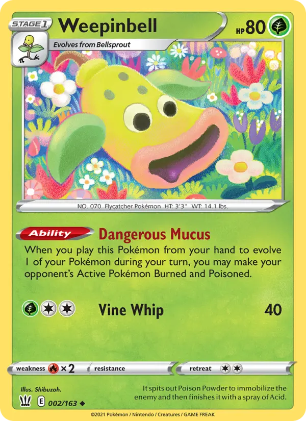 Weepinbell — Battle Styles card #2