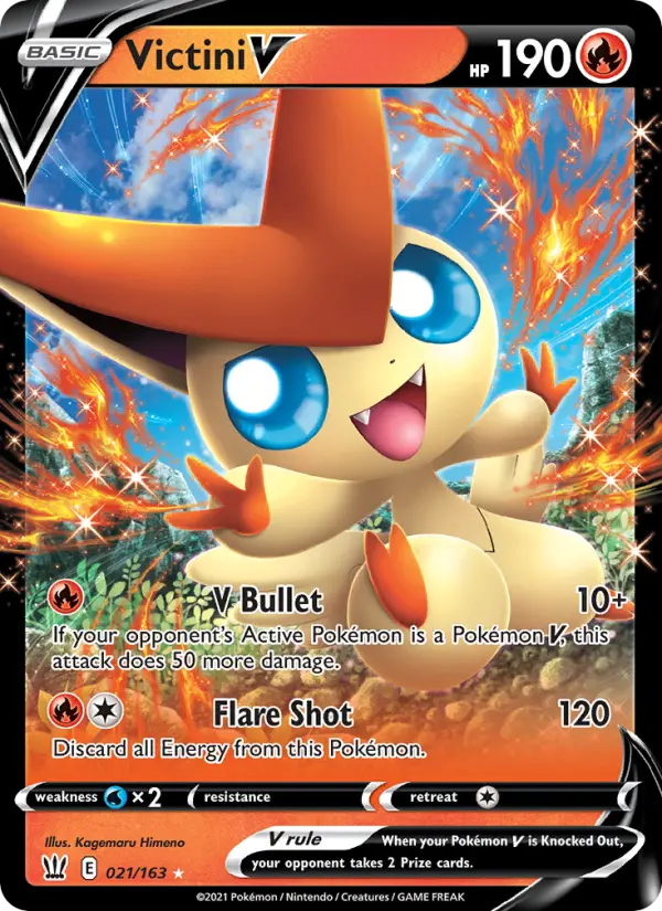Victini V — Battle Styles card #21