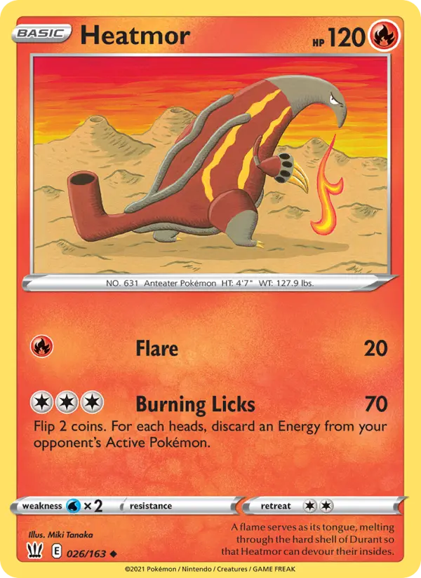 Heatmor — Battle Styles card #26