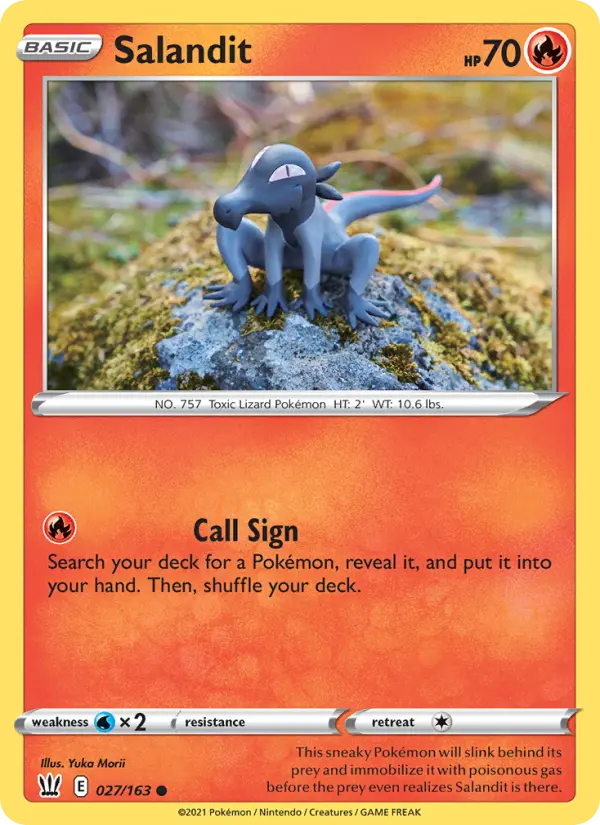 Salandit — Battle Styles card #27