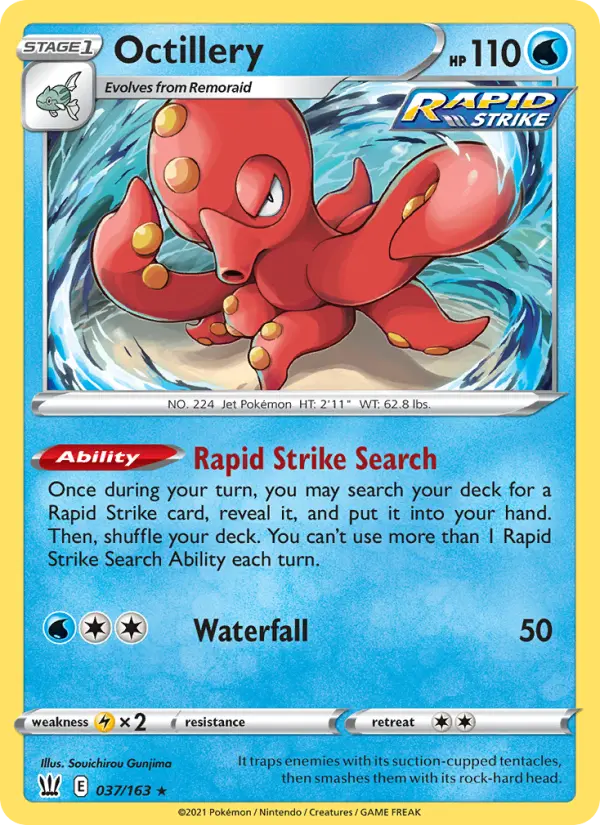 Octillery — Battle Styles card #37