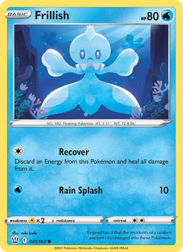 Frillish — Battle Styles card #41
