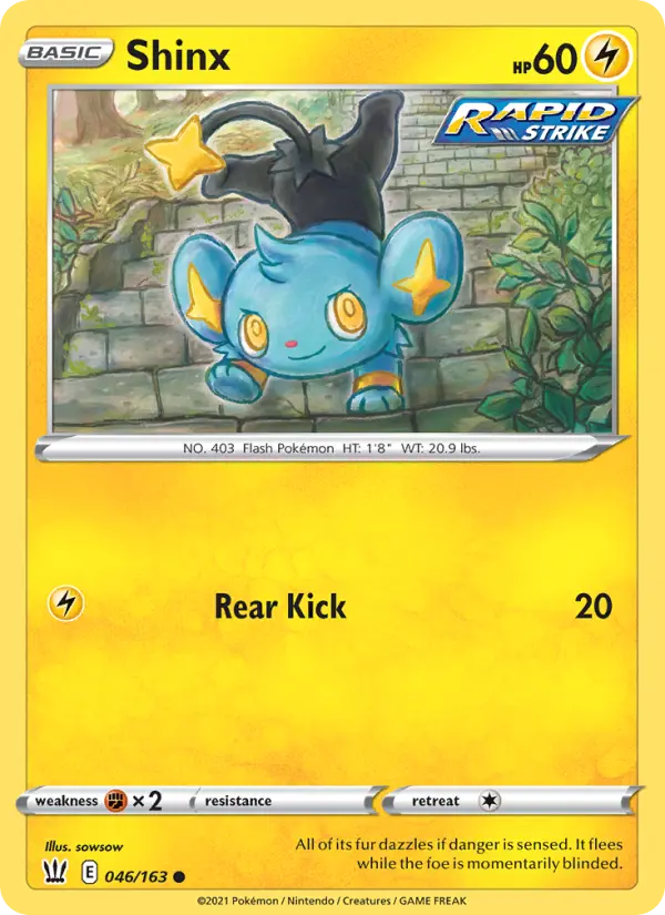 Shinx — Battle Styles card #46