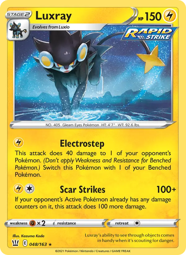 Luxray — Battle Styles card #48