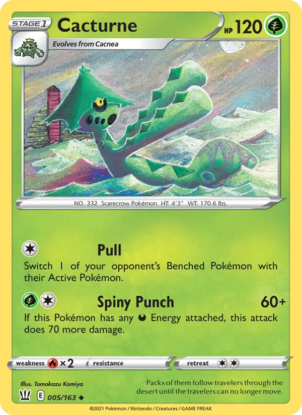 Cacturne — Battle Styles card #5