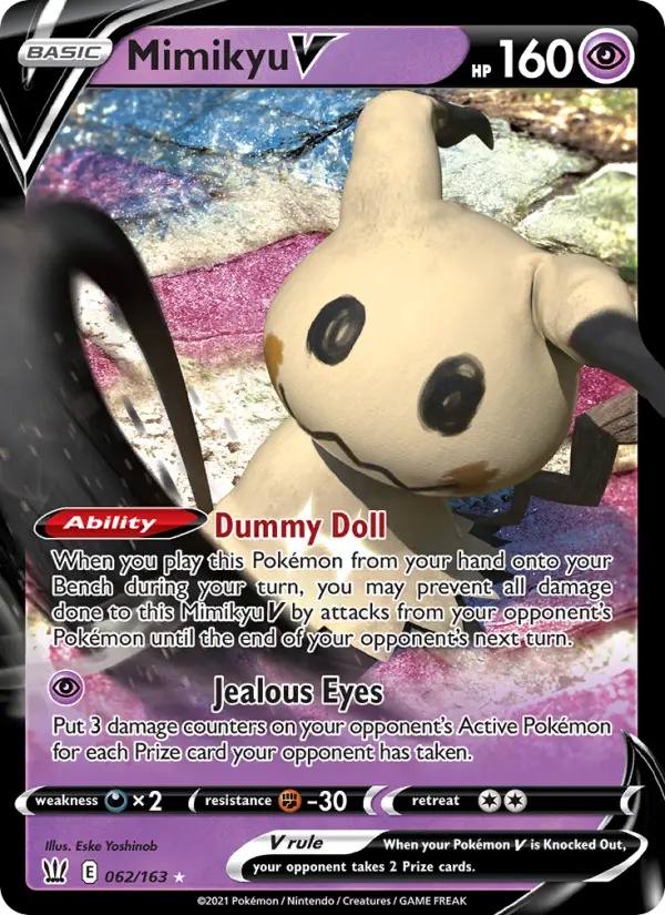 Mimikyu V — Battle Styles card #62