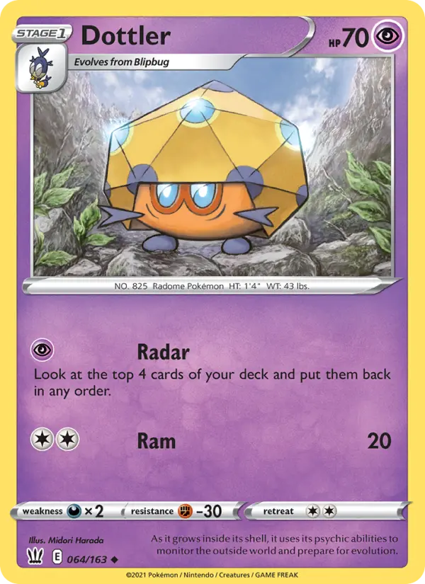 Dottler — Battle Styles card #64