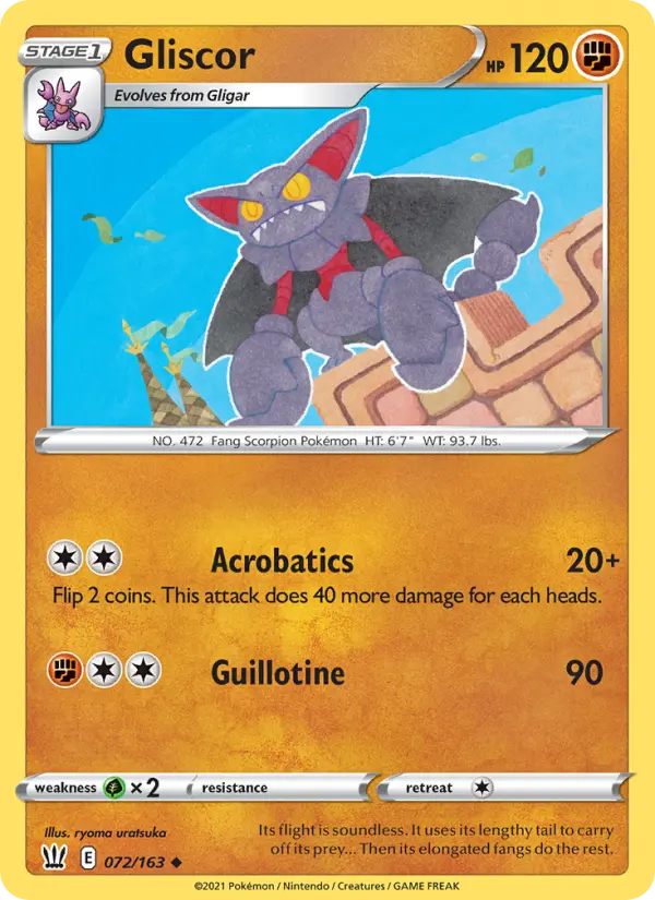 Gliscor — Battle Styles card #72