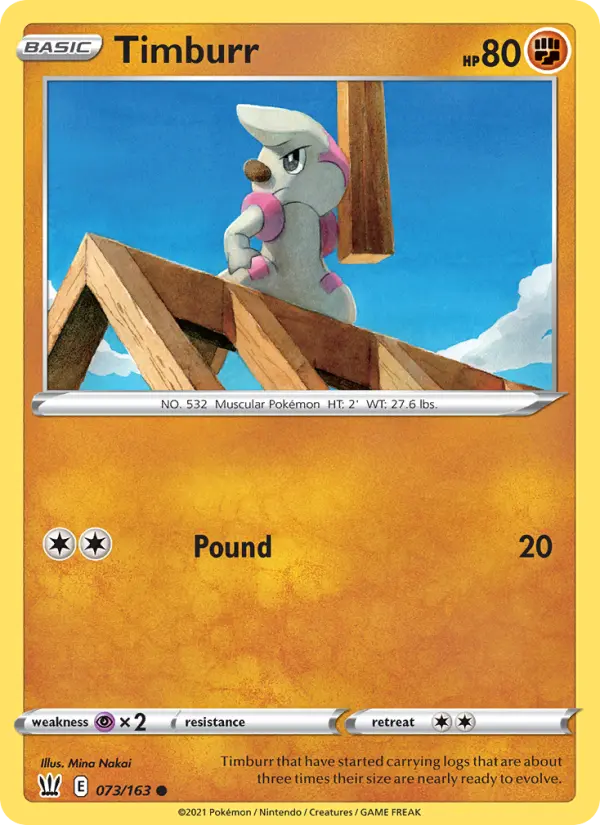 Timburr — Battle Styles card #73