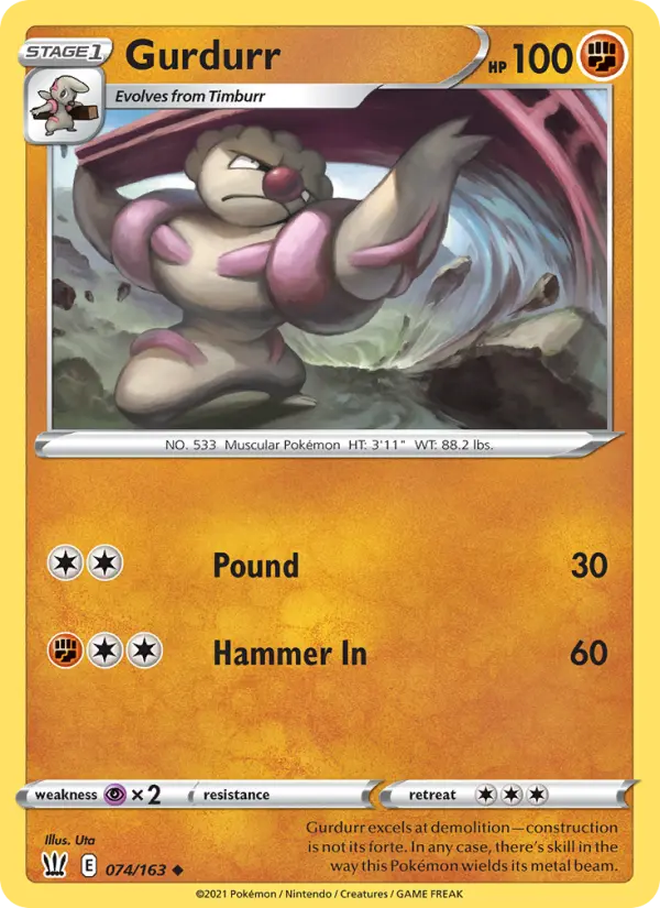 Gurdurr — Battle Styles card #74
