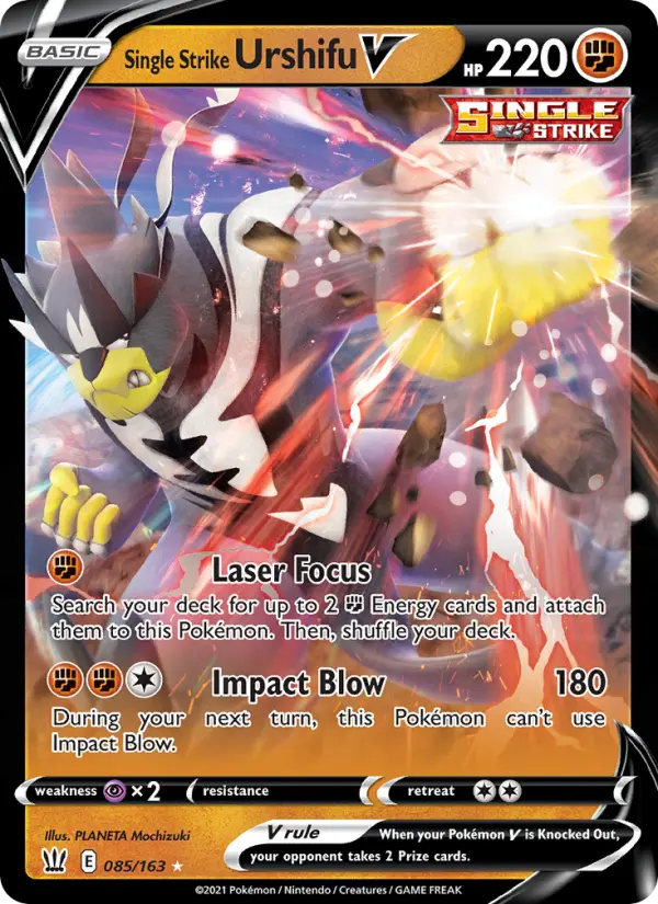Single Strike Urshifu V — Battle Styles card #85