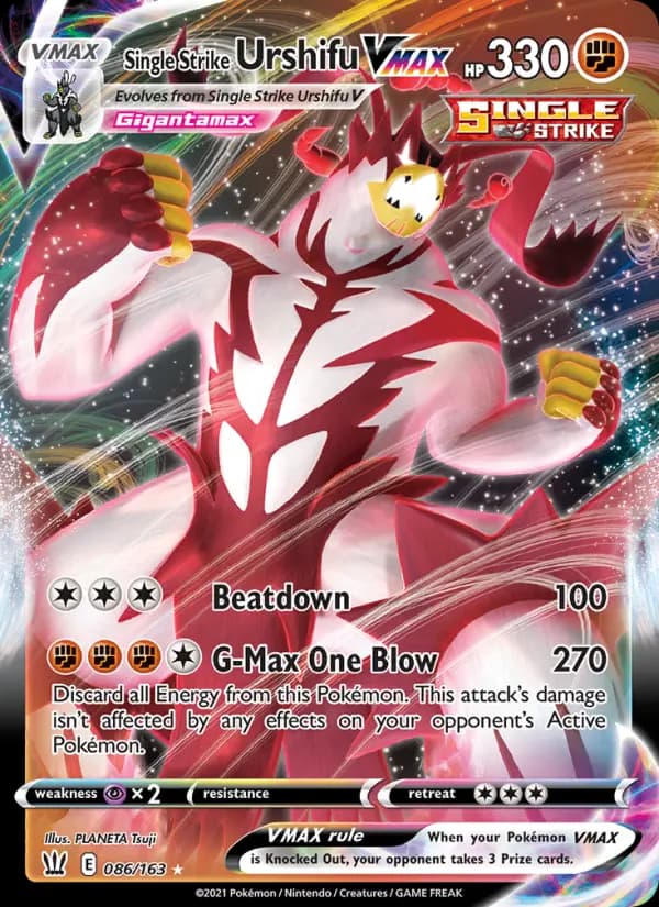 Single Strike Urshifu VMAX — Battle Styles card #86