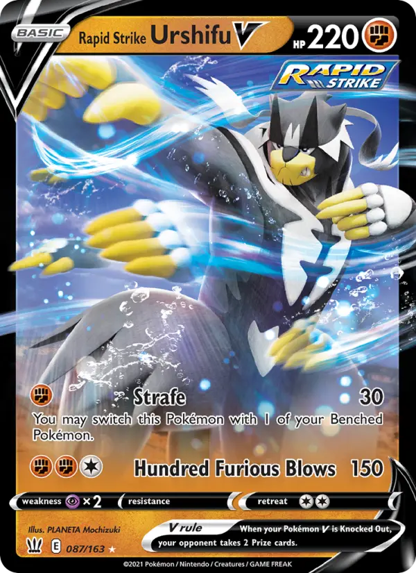 Rapid Strike Urshifu V — Battle Styles card #87