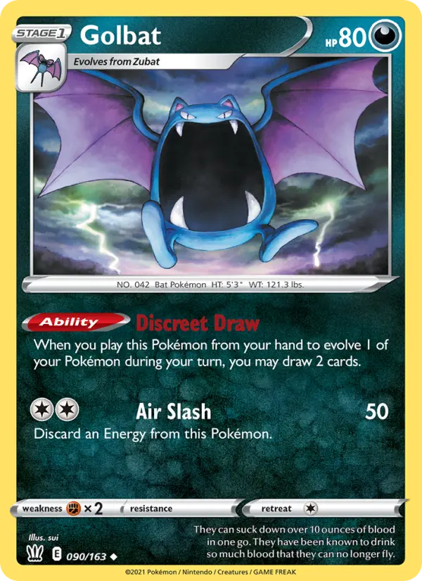 Golbat — Battle Styles card #90