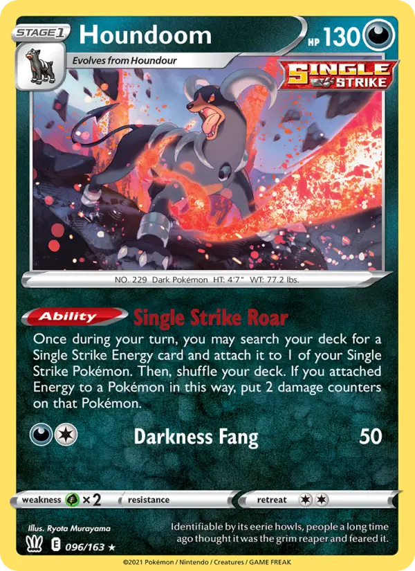 Houndoom — Battle Styles card #96