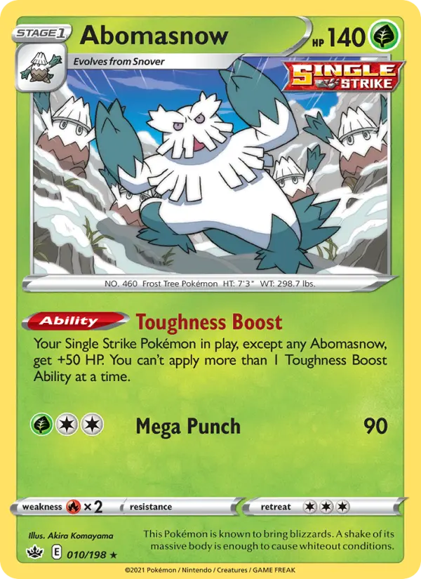 Abomasnow — Chilling Reign card #10