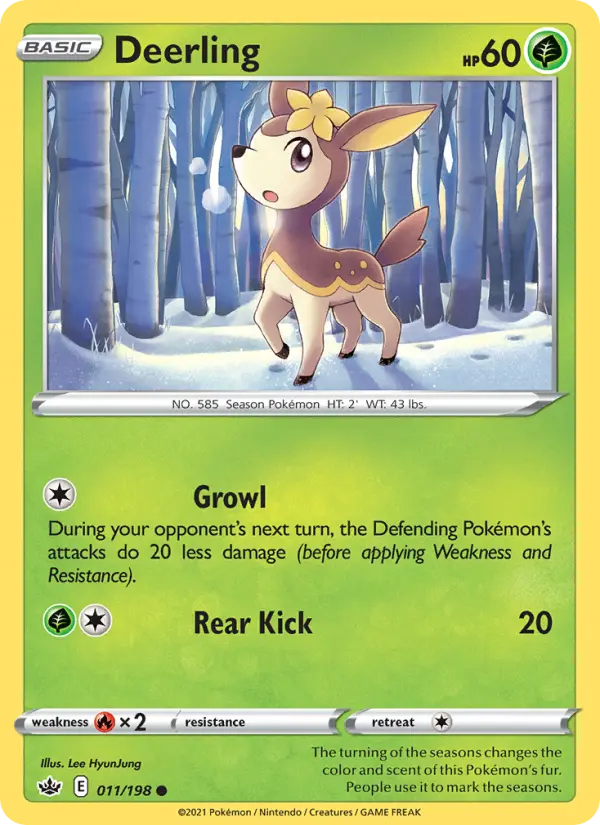 Deerling — Chilling Reign card #11