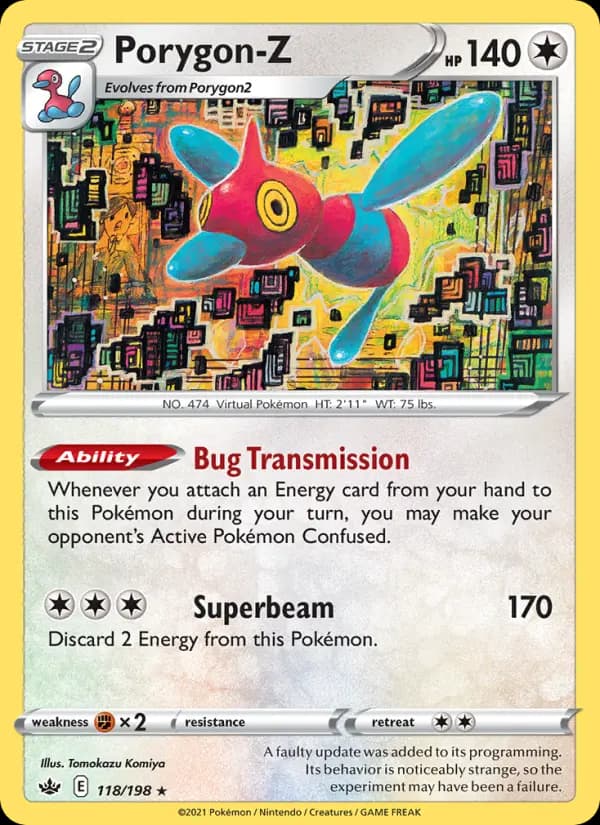 Porygon-Z — Chilling Reign card #118