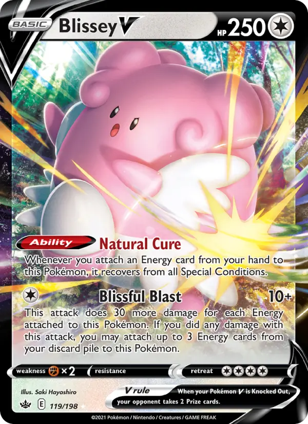 Blissey V — Chilling Reign card #119