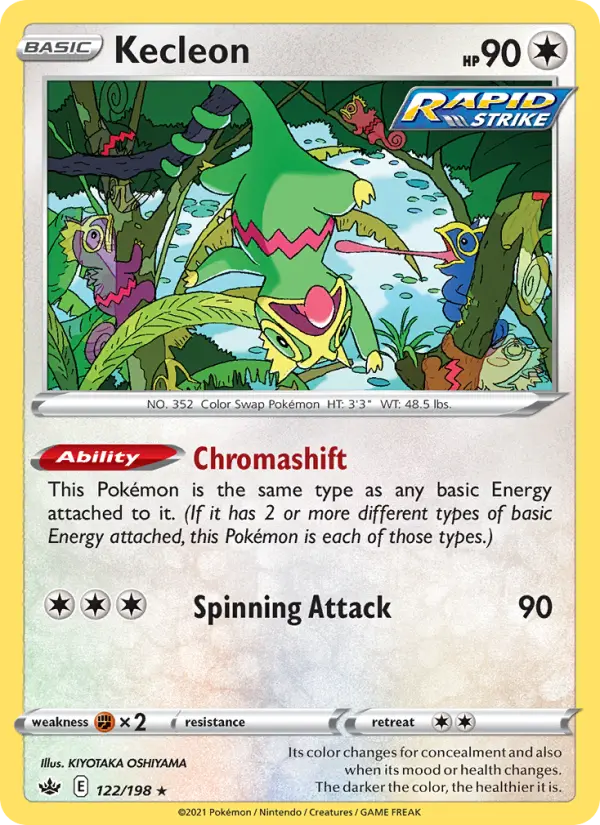 Kecleon — Chilling Reign card #122