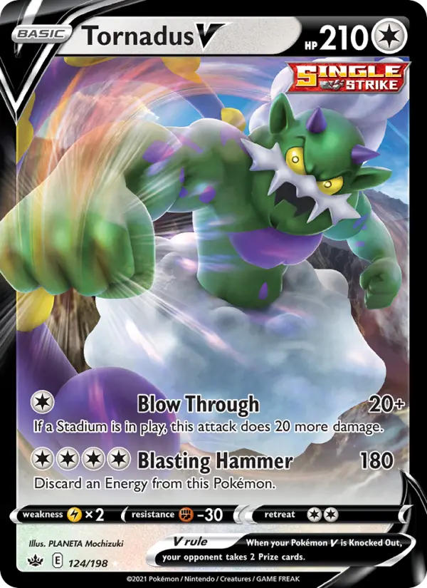 Tornadus V — Chilling Reign card #124