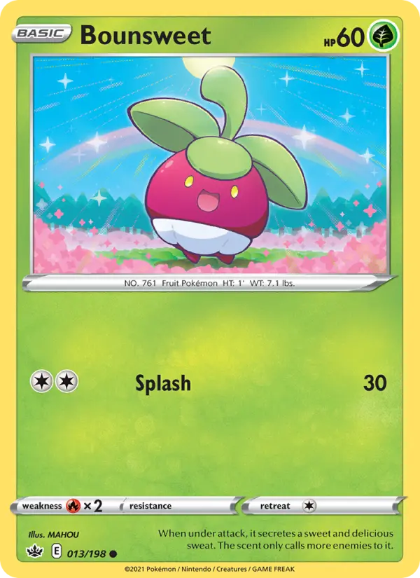 Bounsweet — Chilling Reign card #13